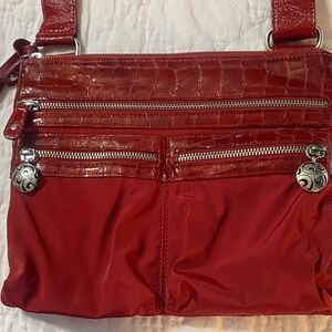 Brighton- Elegant Red Crossbody Bag